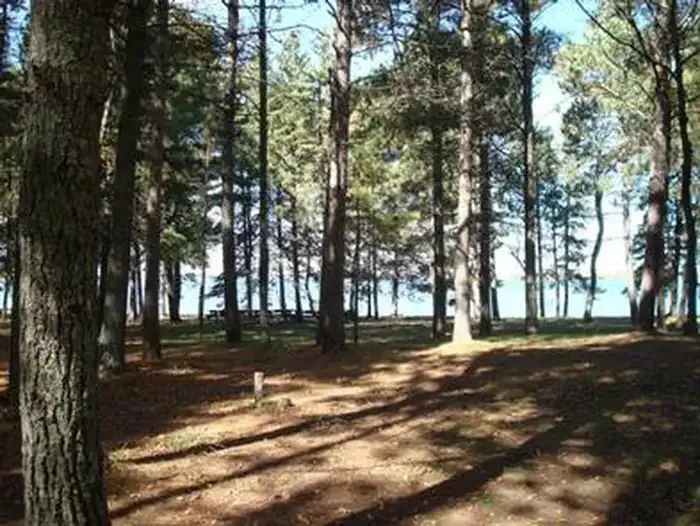 NORWAY BEACH LOOP swimming hole near Cass Lake, Minnesota