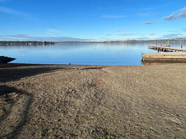 Doris Cooper Houghton Beach Park swimming hole near Kirkland, Washington