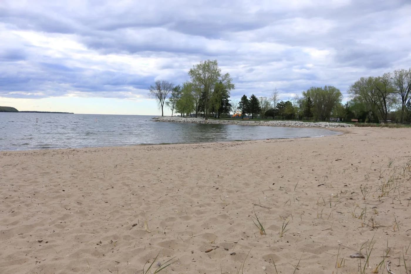 Sunset Park & Beach swimming hole near Sturgeon Bay, Wisconsin