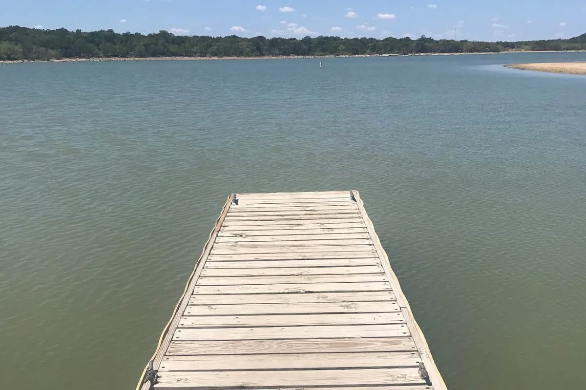 Bridgeport Lake-Wise County Park Swim swimming hole near Chico, Texas