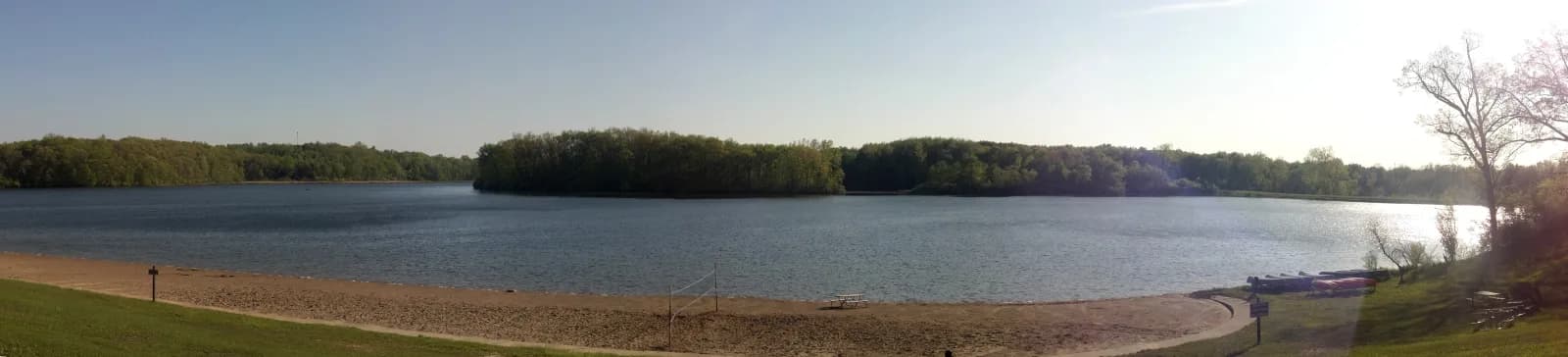 WhoaZone at Heron Beach swimming hole near Holly, Michigan