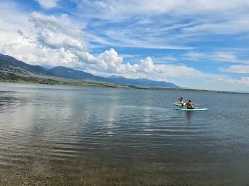Kobayashi Beach swimming hole near Ennis, Montana