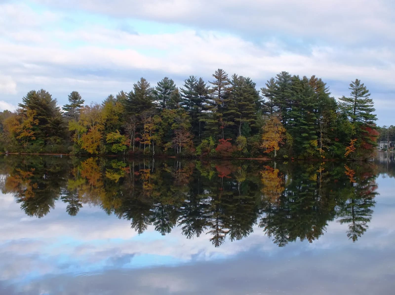 Lake Lashaway swimming hole near East Brookfield, Massachusetts