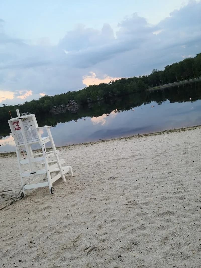 Bianchini Beach & Park swimming hole near Browns Mills, New Jersey