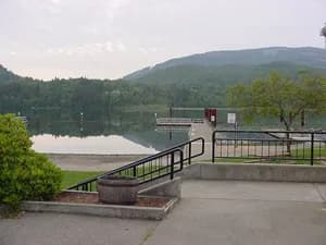 Clear Lake Beach swimming hole near Mount Vernon, Washington