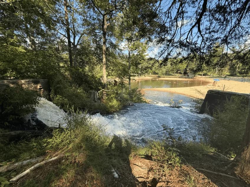 Costley Mill Park swimming hole near Conyers, Georgia