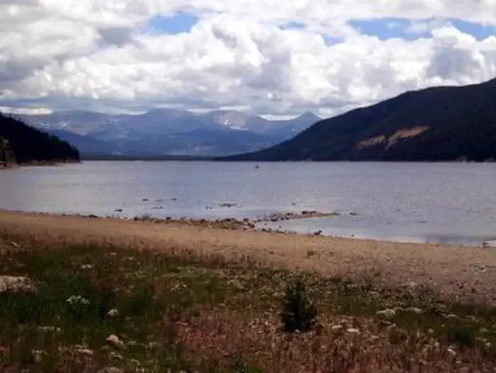 May Queen Campground swimming hole near Leadville, Colorado