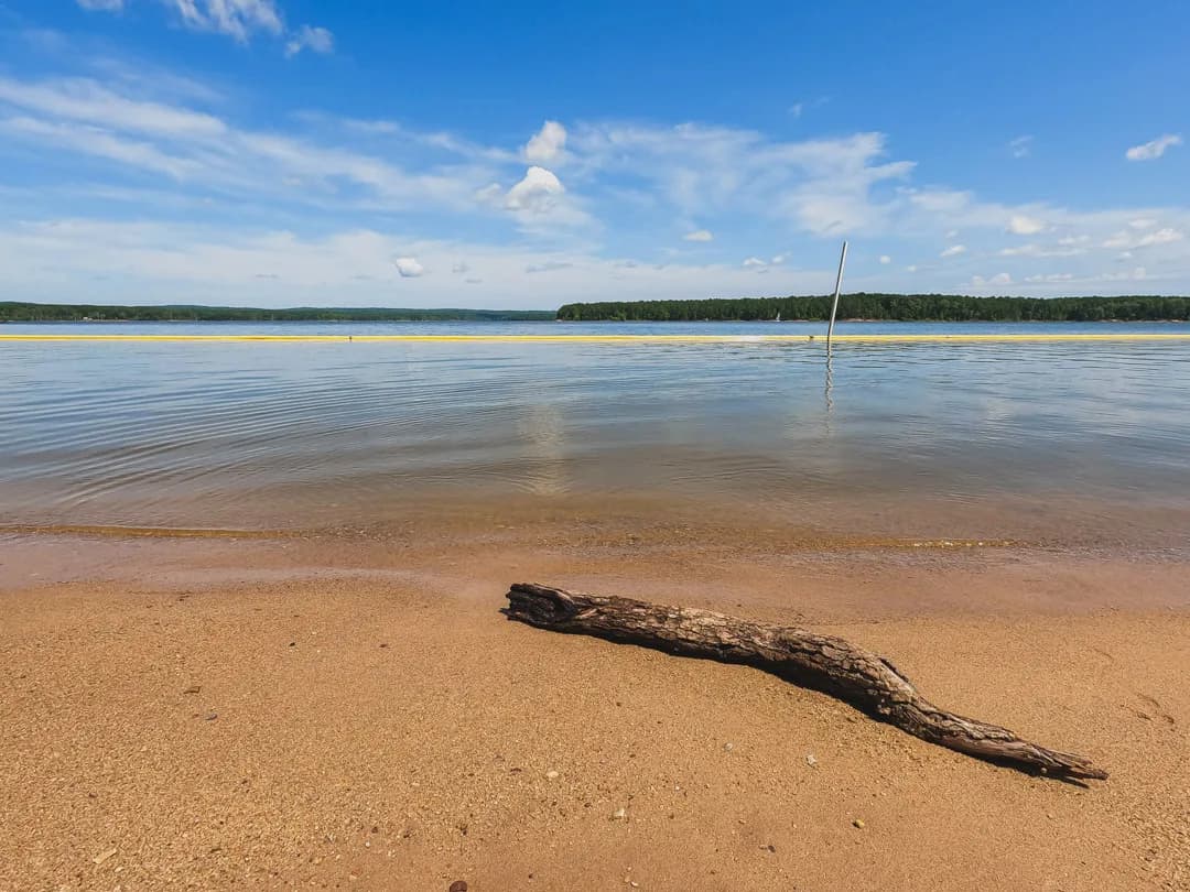 White Oak Recreation Area swimming hole near Apex, North Carolina
