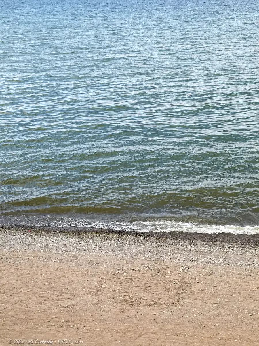 Tuscarora Beach swimming hole near Wilson, New York