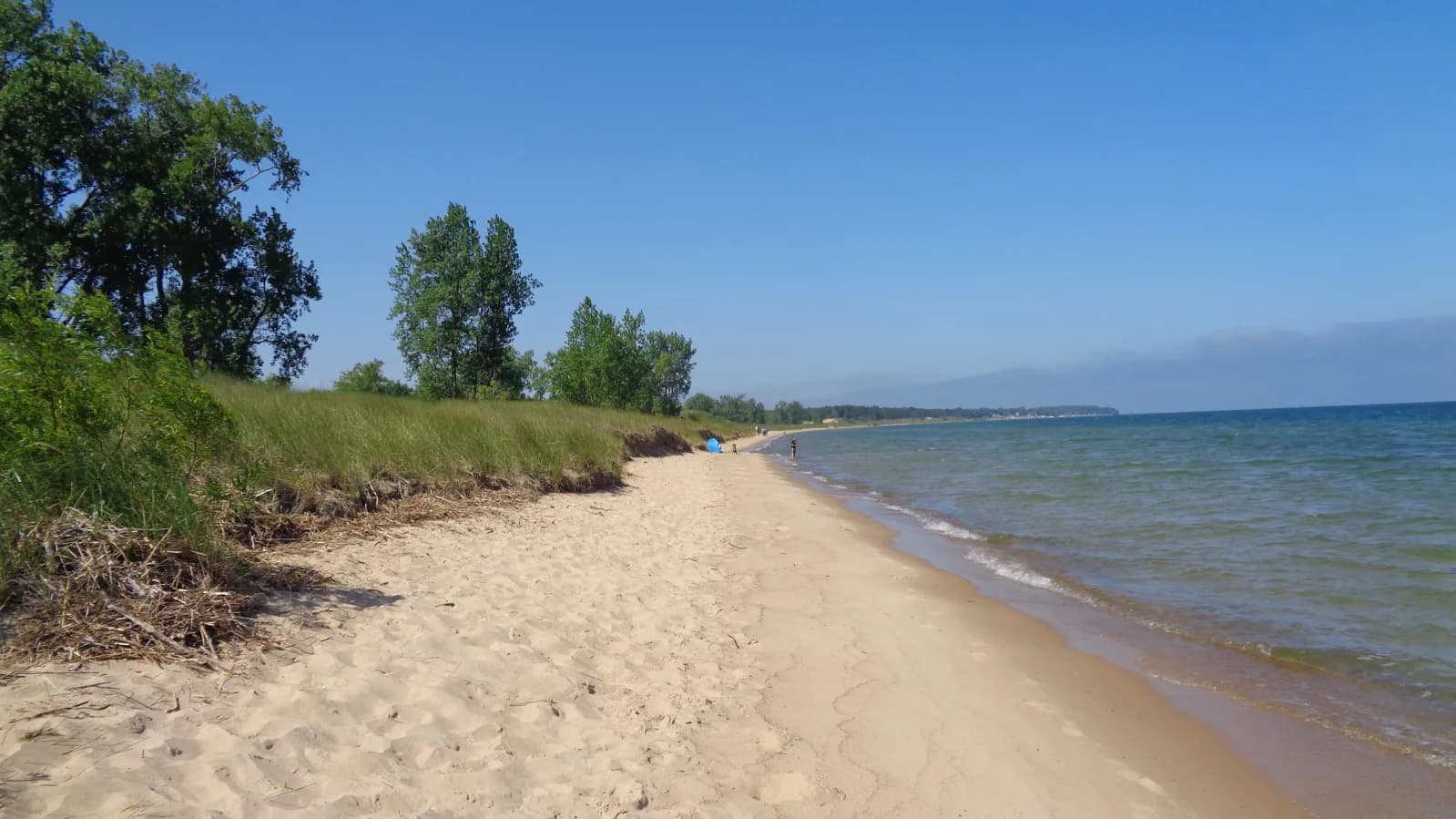Port Crescent State Park swimming hole near Port Austin, Michigan