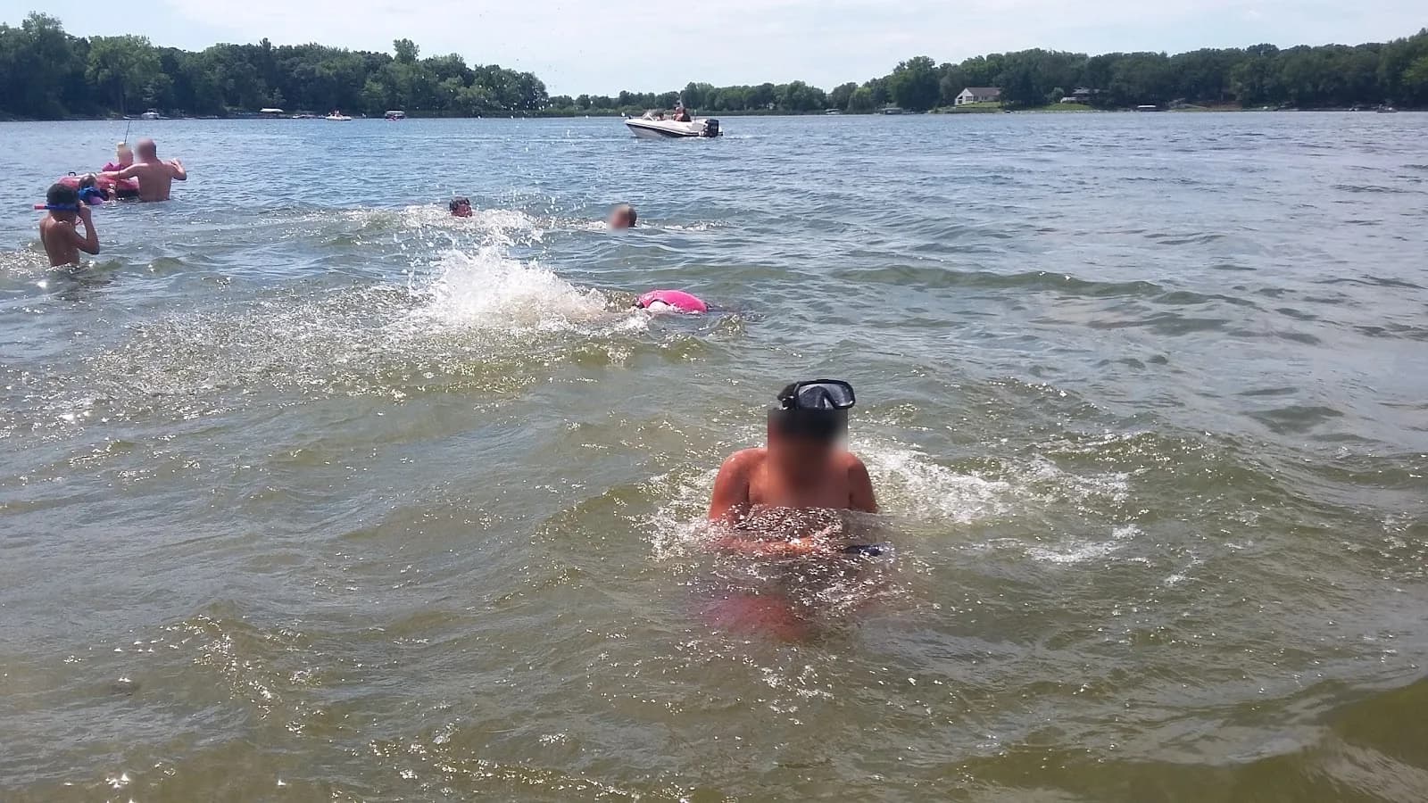 Beach Park swimming hole near Lindstrom, Minnesota