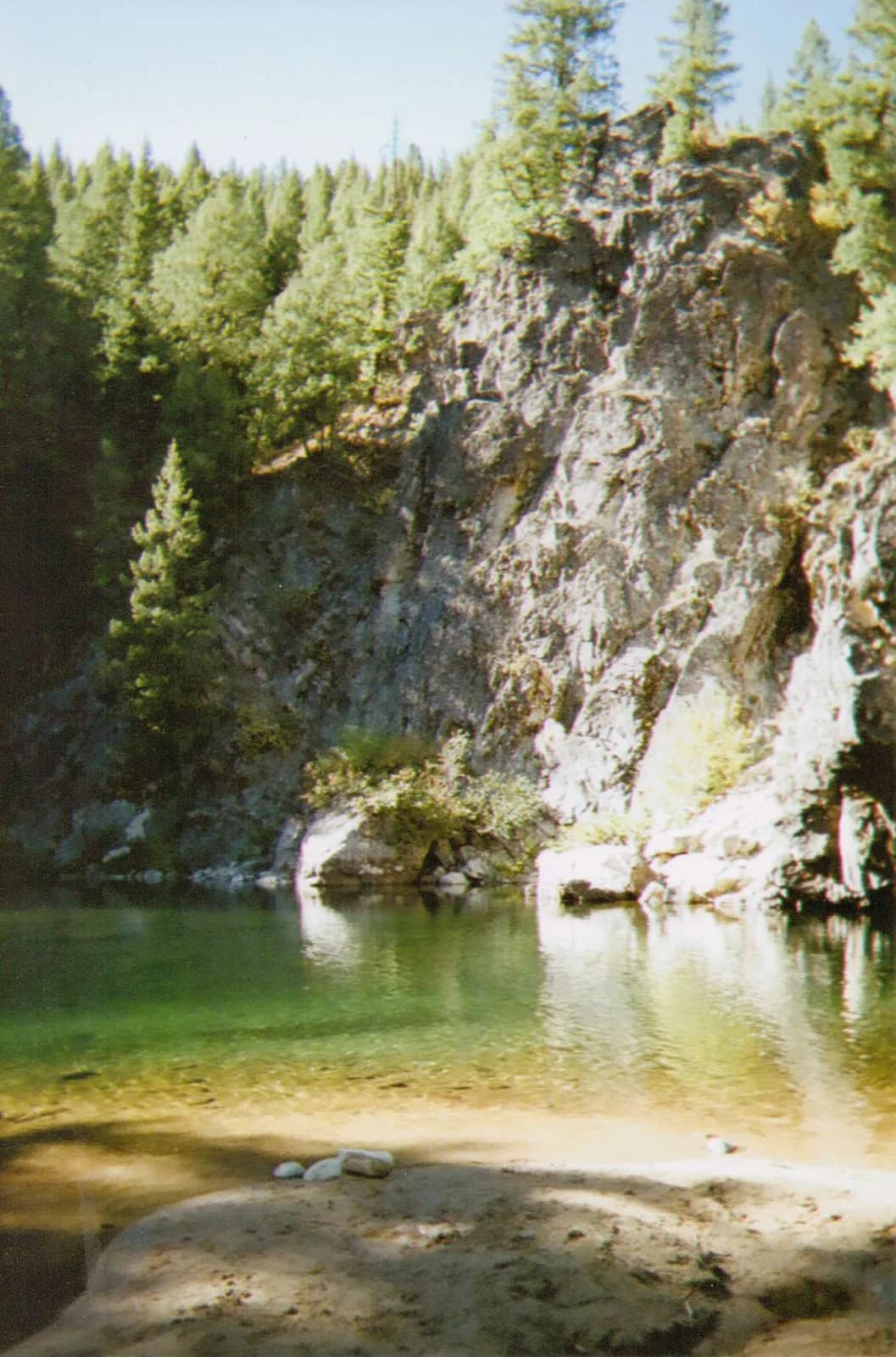 Big Hole swimming hole near Spanish Town, Idaho