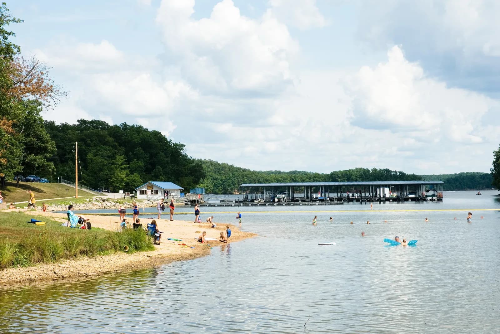 Public Beach # 2 swimming hole near Osage Beach, Missouri