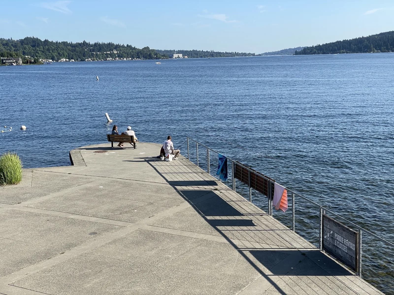 Enatai Beach Park swimming hole near Bellevue, Washington