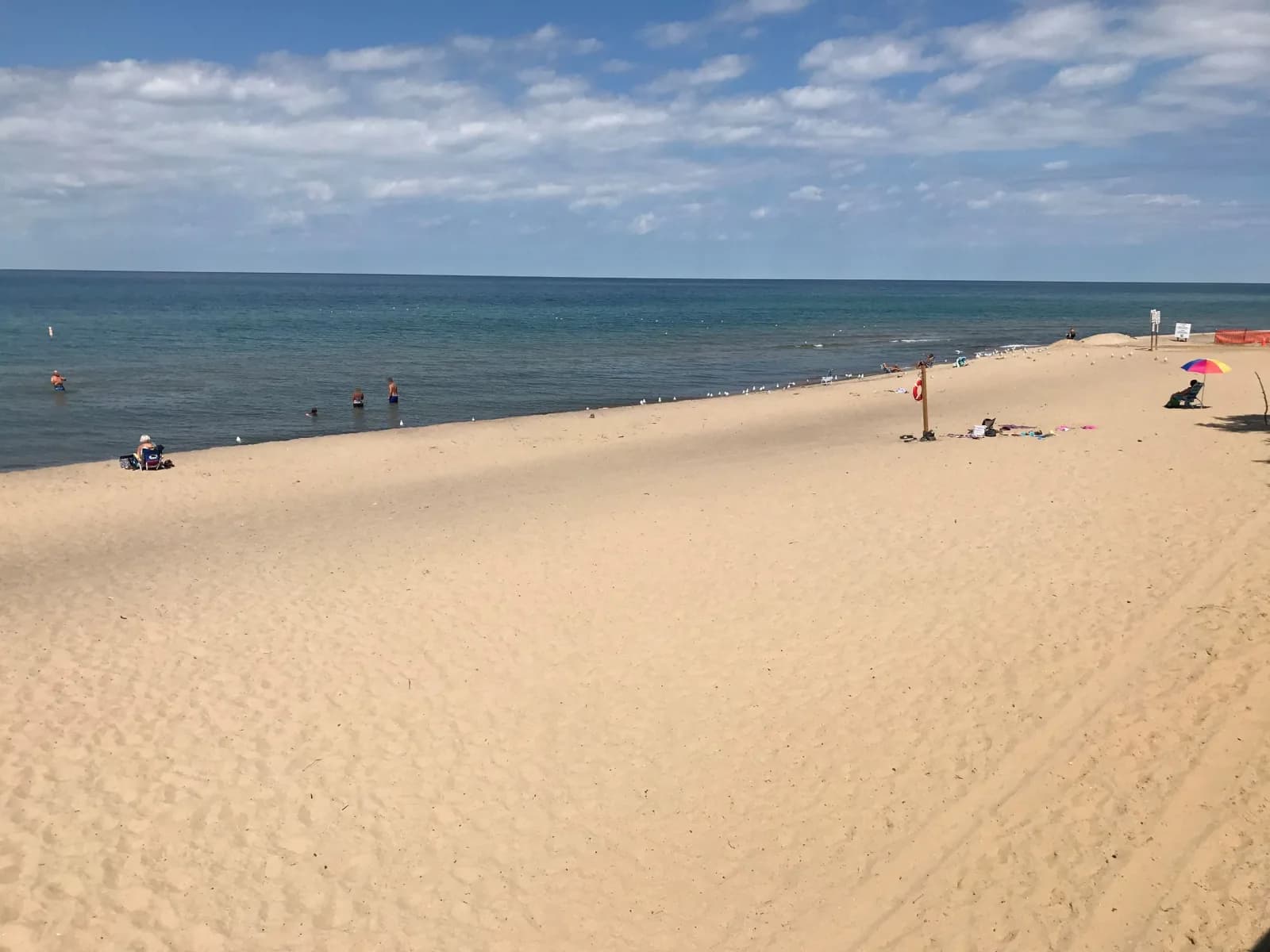 Weko Beach swimming hole near Bridgman, Michigan
