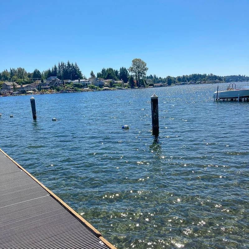 North Lakeshore Swimming Beach swimming hole near Lake Stevens, Washington