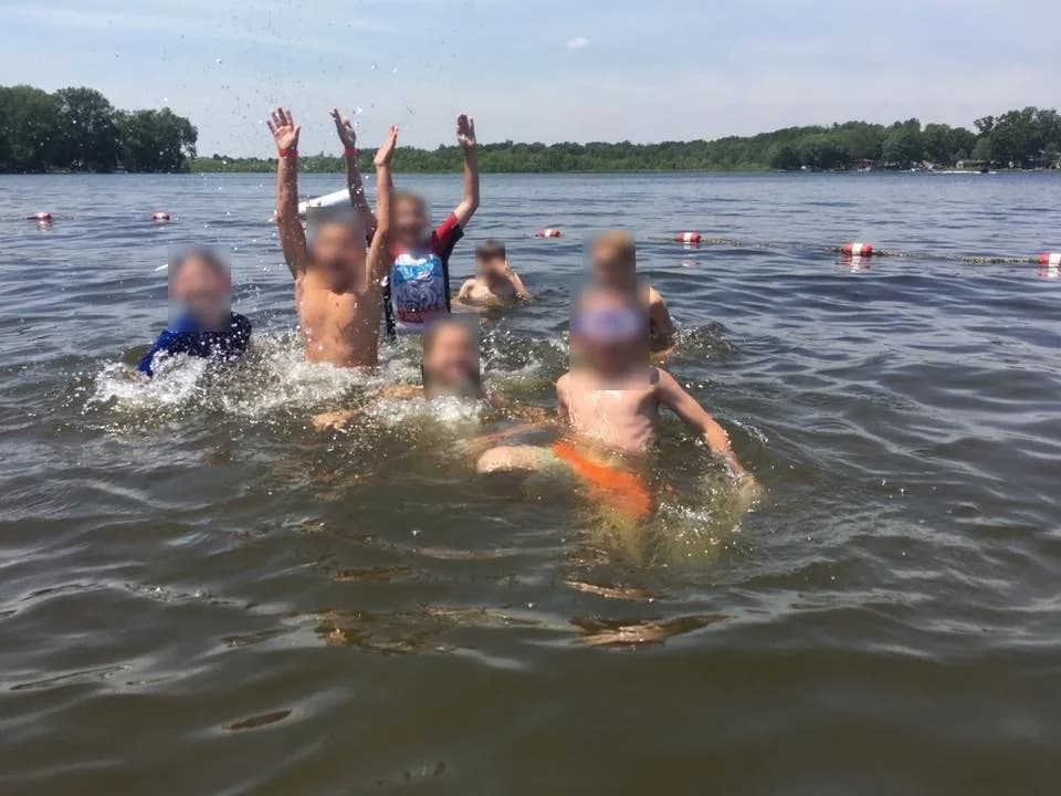 Ideal Beach swimming hole near Elkhart, Indiana