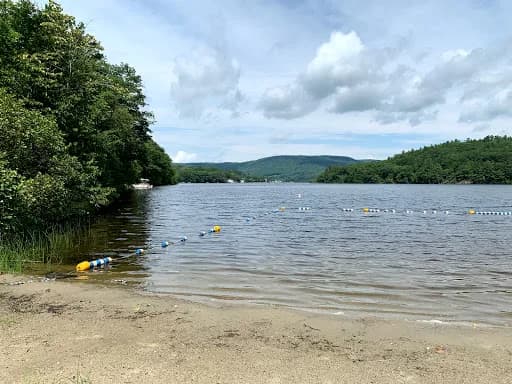 Shakoma Beach swimming hole near Lebanon, New Hampshire