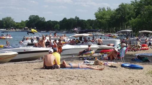 Starbuck City Park swimming hole near Starbuck, Minnesota