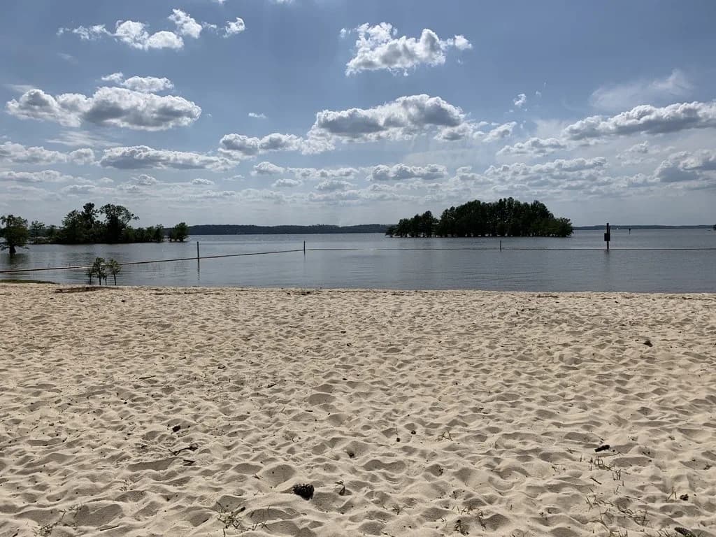 George T. Bagby State Park swimming hole near Fort Gaines, Georgia
