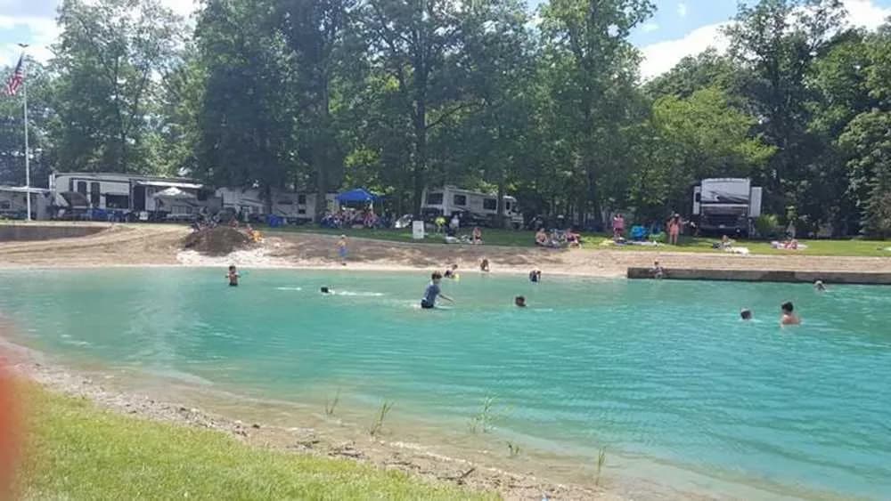 Lake Cody swimming hole near Elida, Ohio