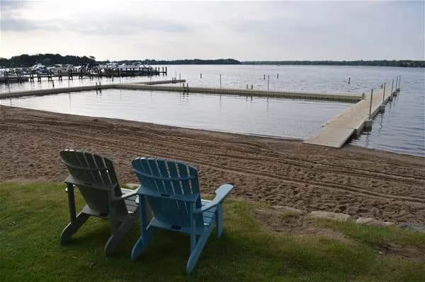 Wayzata Beach swimming hole near Wayzata, Minnesota
