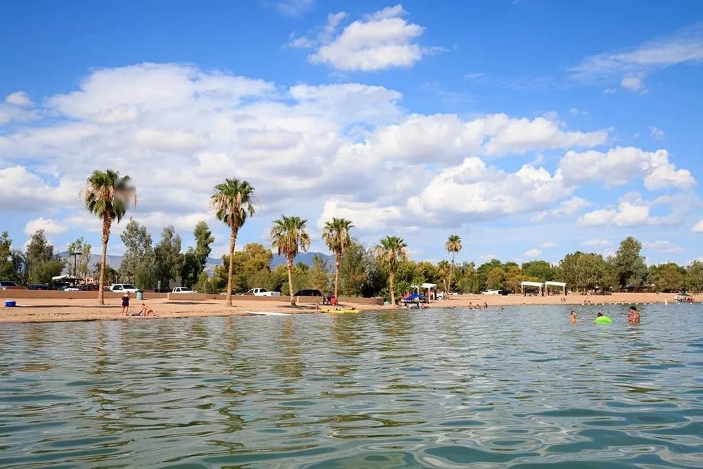 Bouyed Swim Area swimming hole near Lake Havasu City, Arizona
