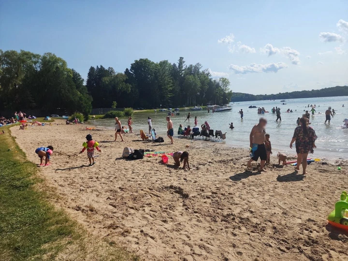 Fireman's Park Elkhart Lake swimming hole near Elkhart Lake, Wisconsin