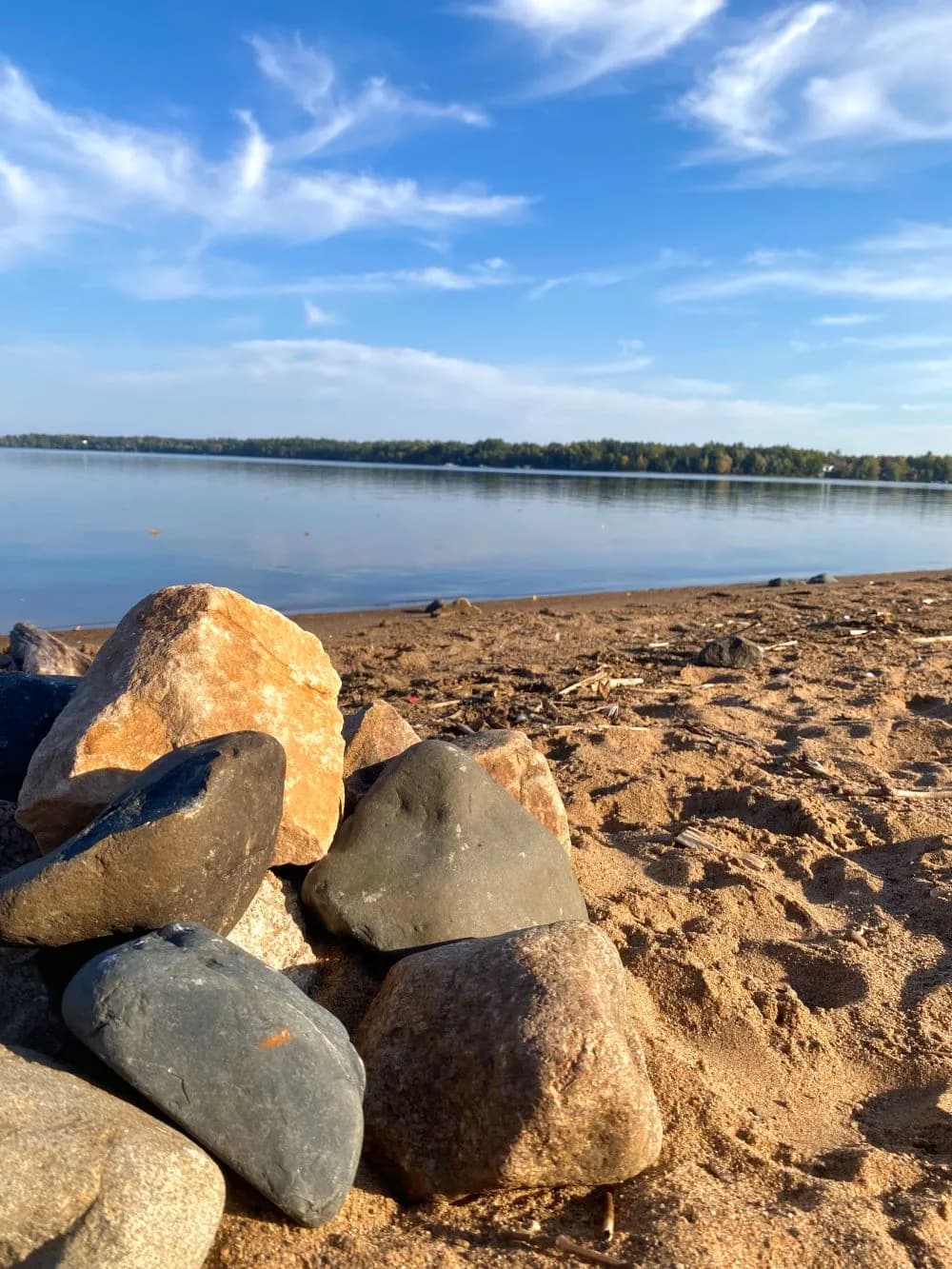 Ray's Beach swimming hole near Chippewa Falls, Wisconsin