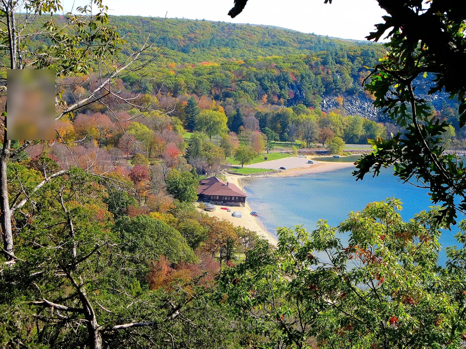North Beach swimming hole near Baraboo, Wisconsin