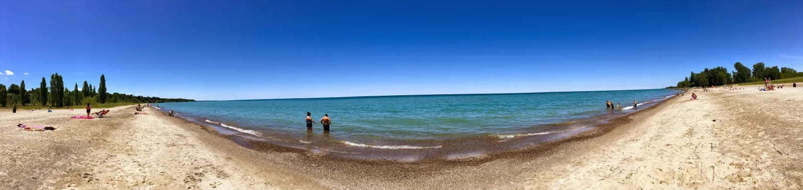 Walnut Beach Park swimming hole near Ashtabula, Ohio