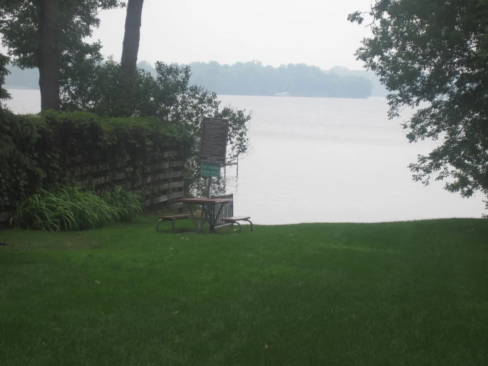 Casco Point Public lake shore swimming hole near Wayzata, Minnesota