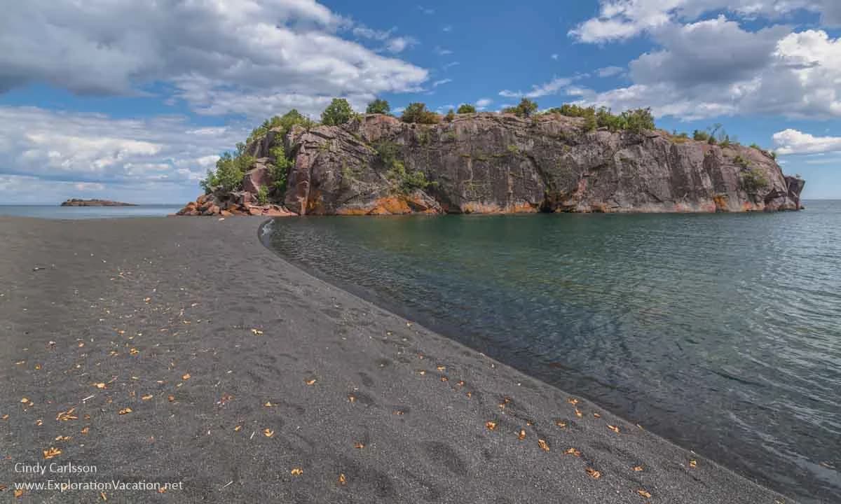 Black Beach swimming hole near Silver Bay, Minnesota