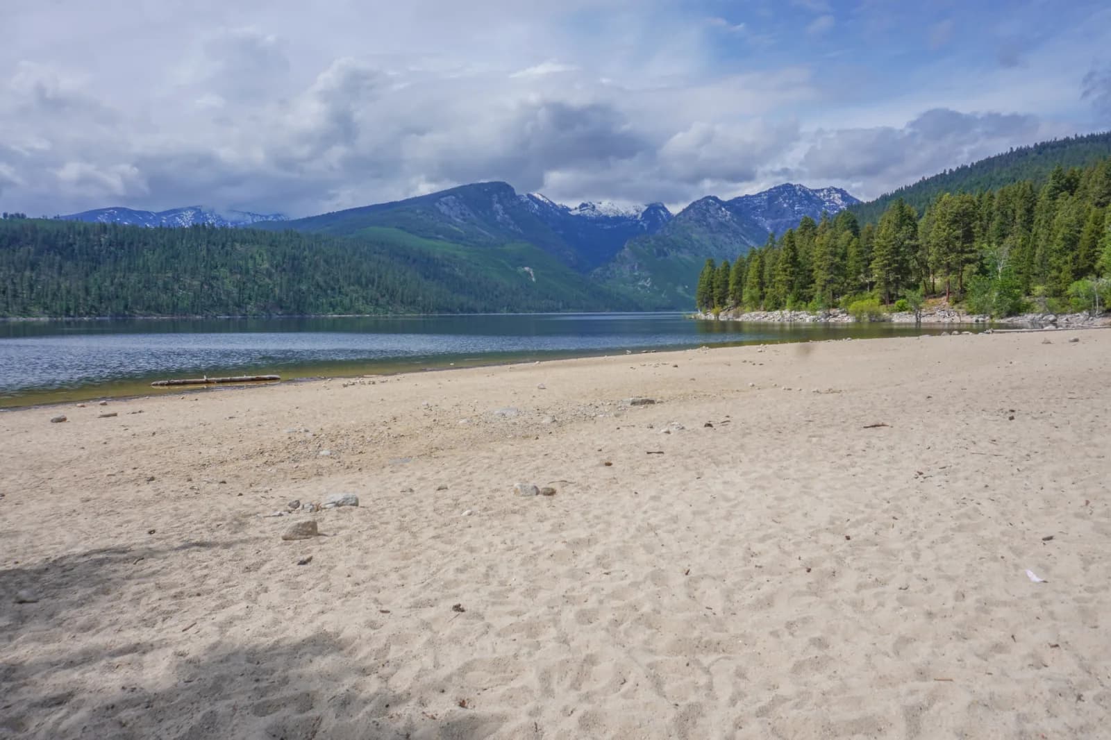 Lake Como Beach Swimming Site swimming hole near Darby, Montana