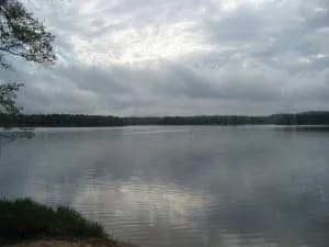 Lake Delton Public Beach swimming hole near Wisconsin Dells, Wisconsin