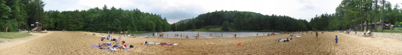 Raymond B. Winter State Park swimming hole near Mifflinburg, Pennsylvania