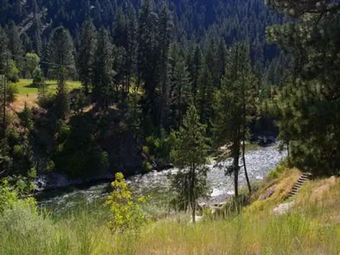 Hot Springs Campground boise swimming hole near Garden Valley, Idaho