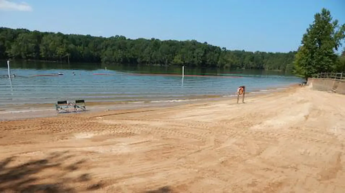 Rudds Creek Campground swimming hole near Boydton, Virginia